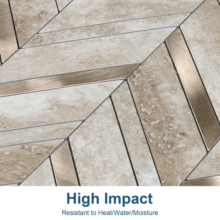 Clear image of self-adhesive tile patterns