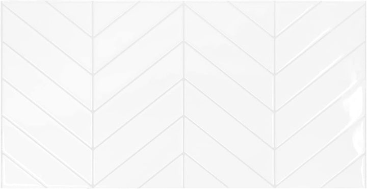 White 3D Adhesive Peel and Stick Tile