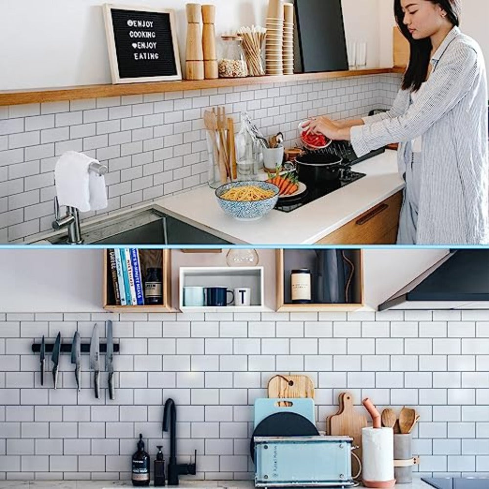 Peel and Stick Tile Backsplash for Kitchen