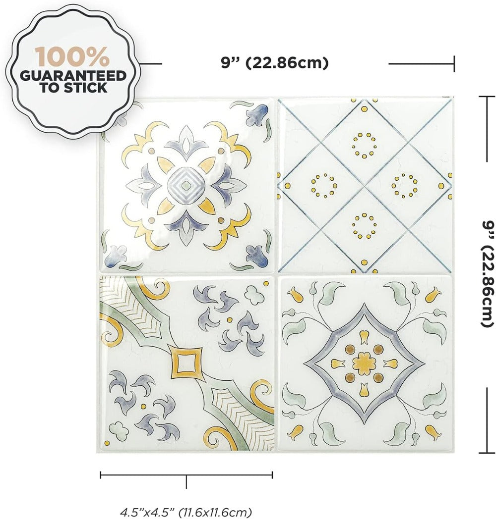 Peel and Stick Tile Backsplash Size 
