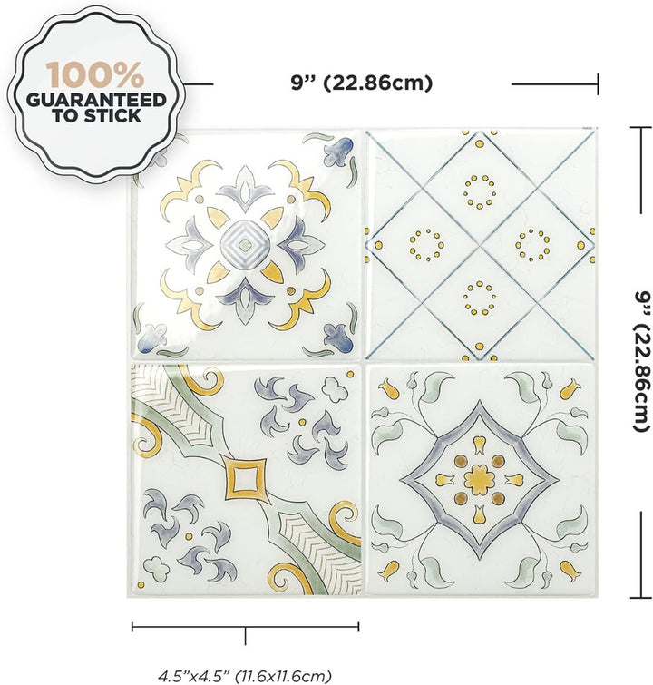 Peel and Stick Tile Backsplash Size 