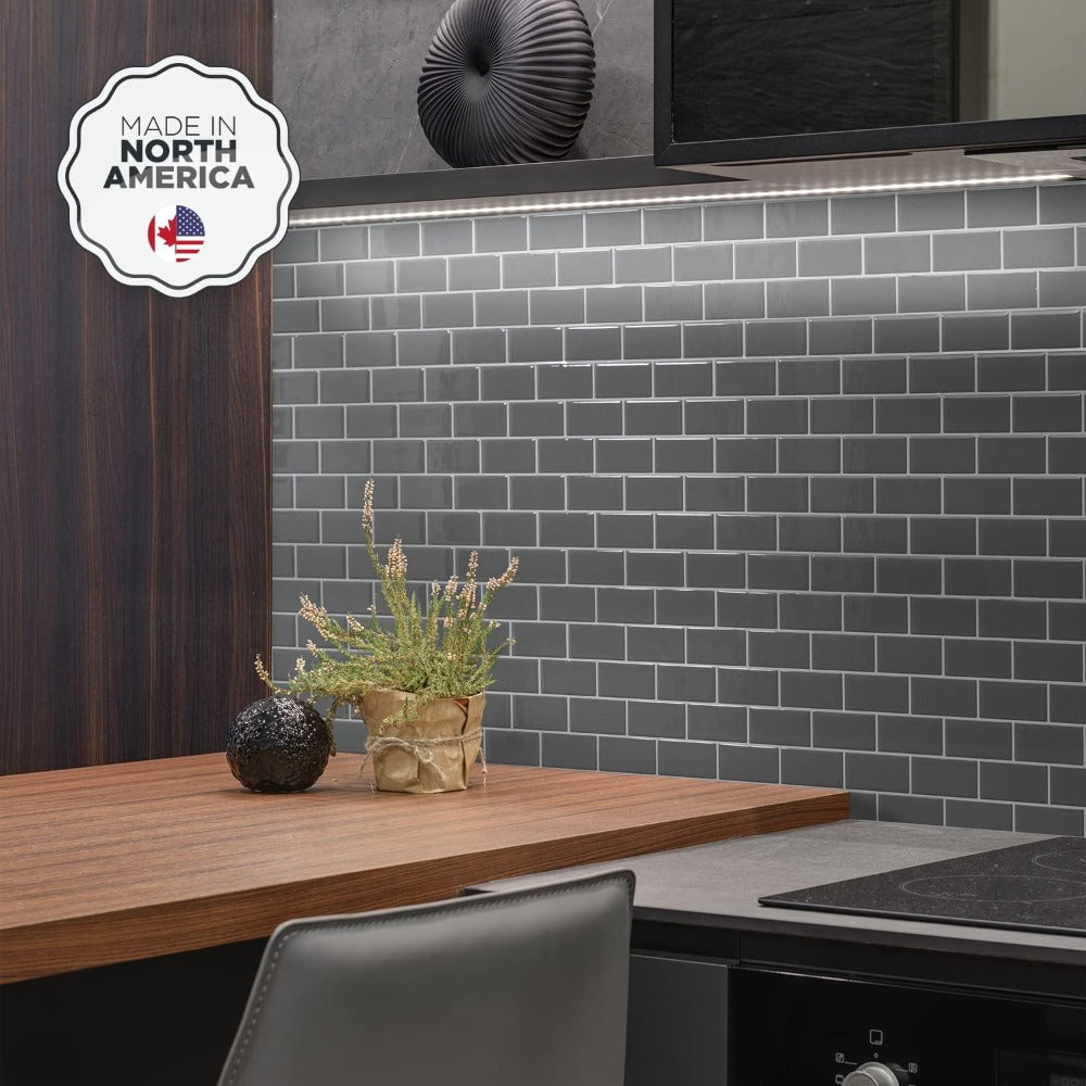 Peel and Stick Tile Backsplash for Living Room