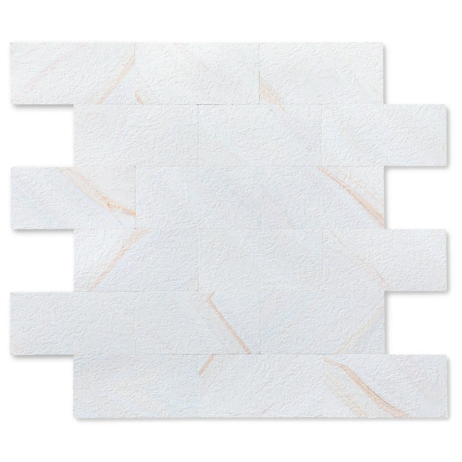  Rainbow White Peel and Stick Subway Tile