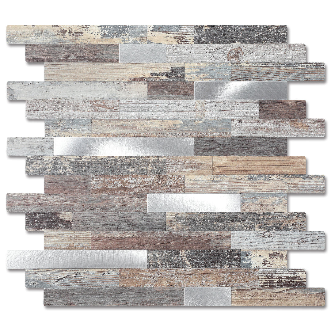 Light Wood Peel and Stick Backsplash