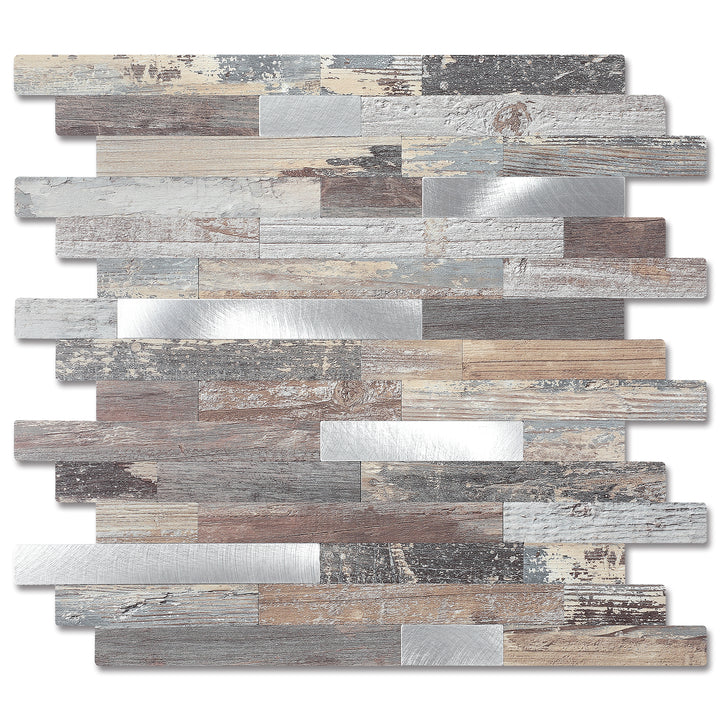 Light Wood Peel and Stick Backsplash