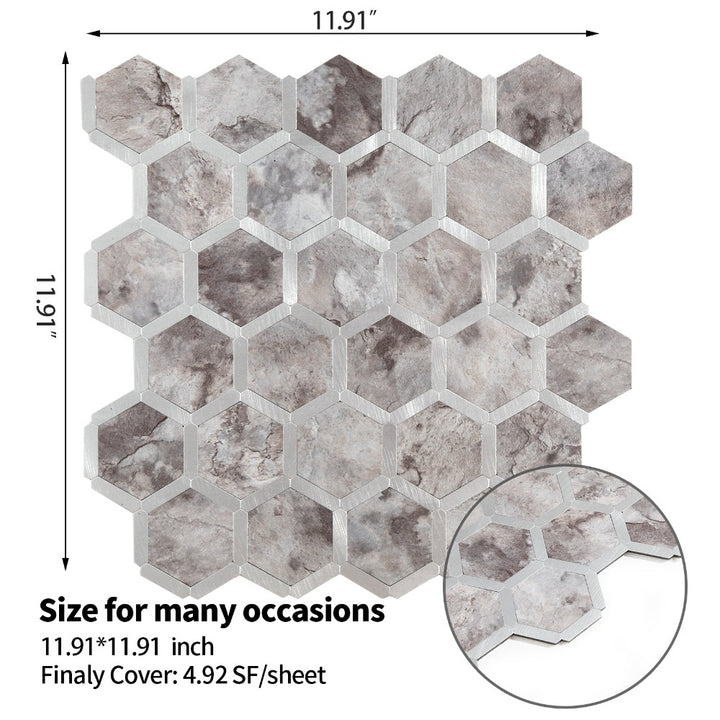 11.91‘’x 11.91‘’ Hexagon Tiles