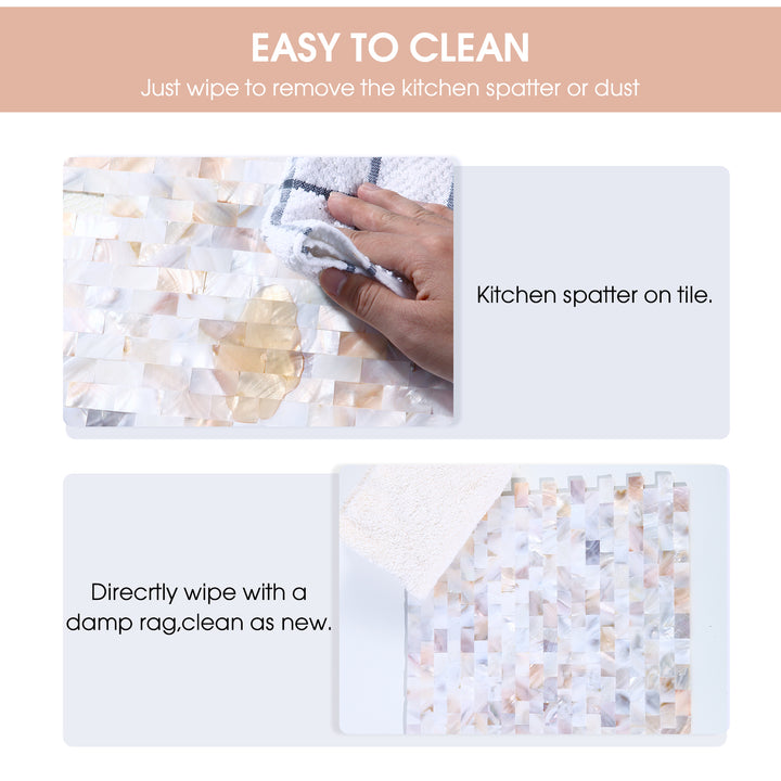 the tile easy to clean 
