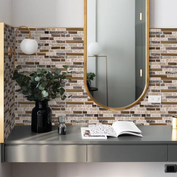 peel and stick vinyl tiles for wall decor