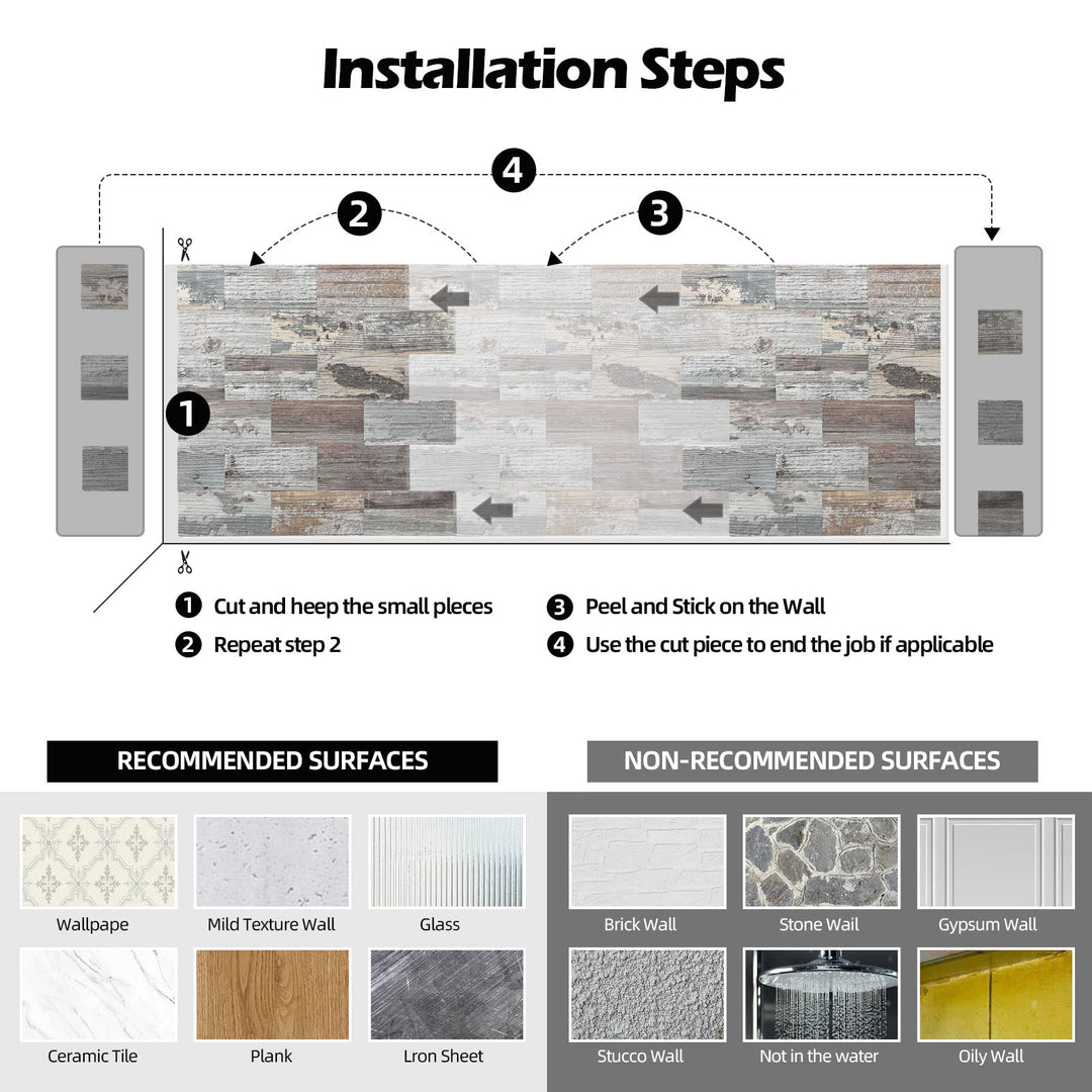 subway tile installation steps
