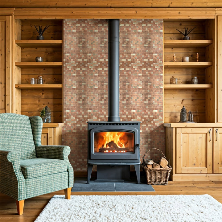 farmhouse fireplace tile ideas