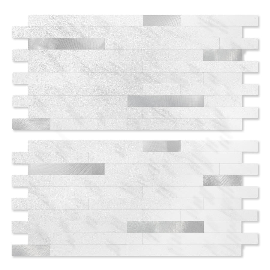 Jazz White Peel and Stick Backsplash