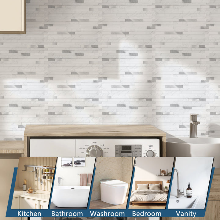 Sophisticated look in the laundry room