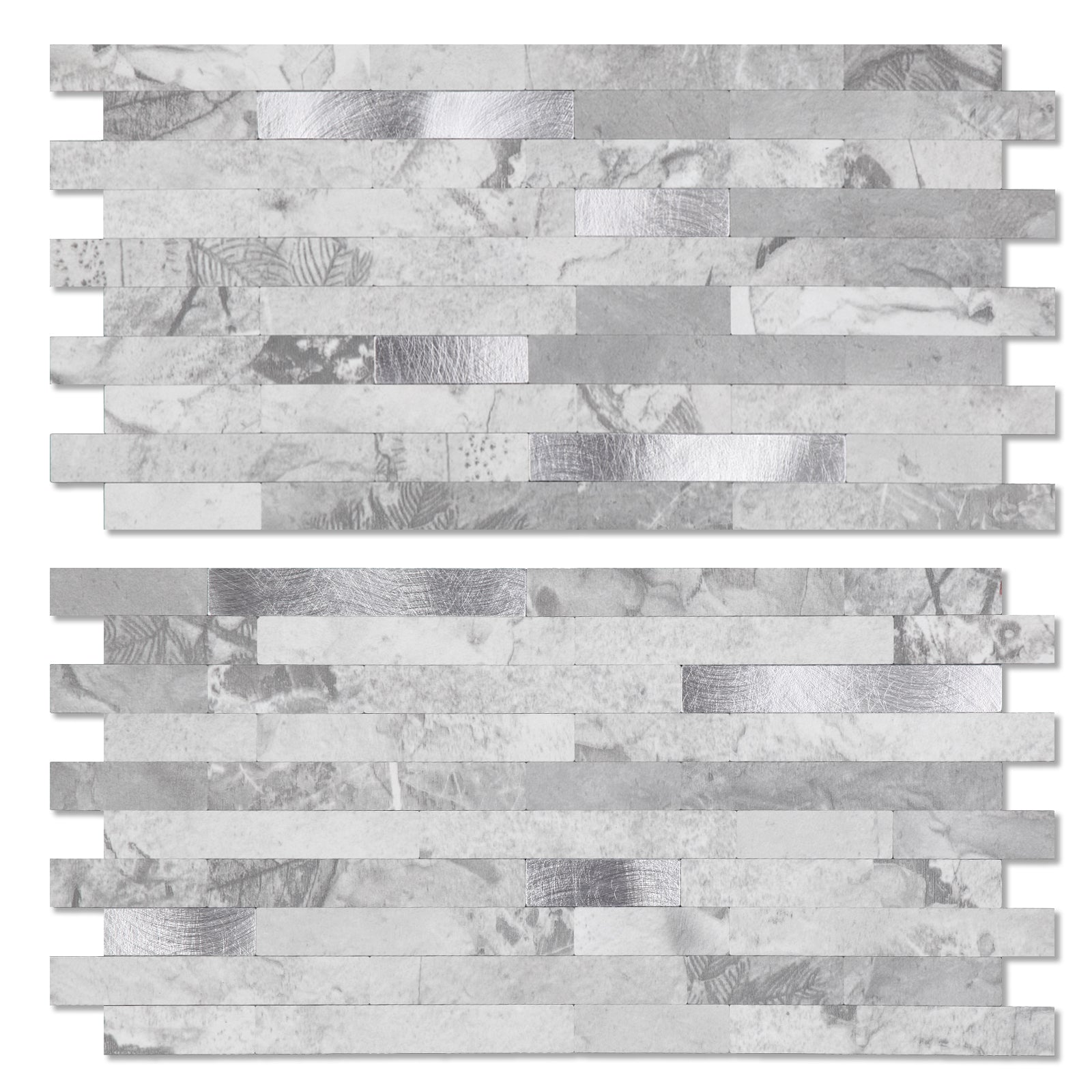 Gray Stone peel and stick wall tiles