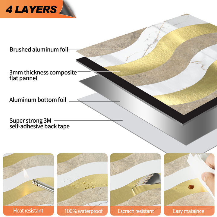 peel and stick tile layers