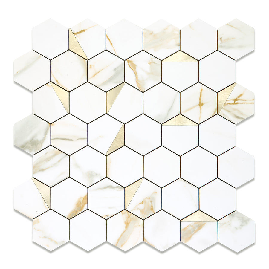 Calacatta Gold Marble Wall Backsplash