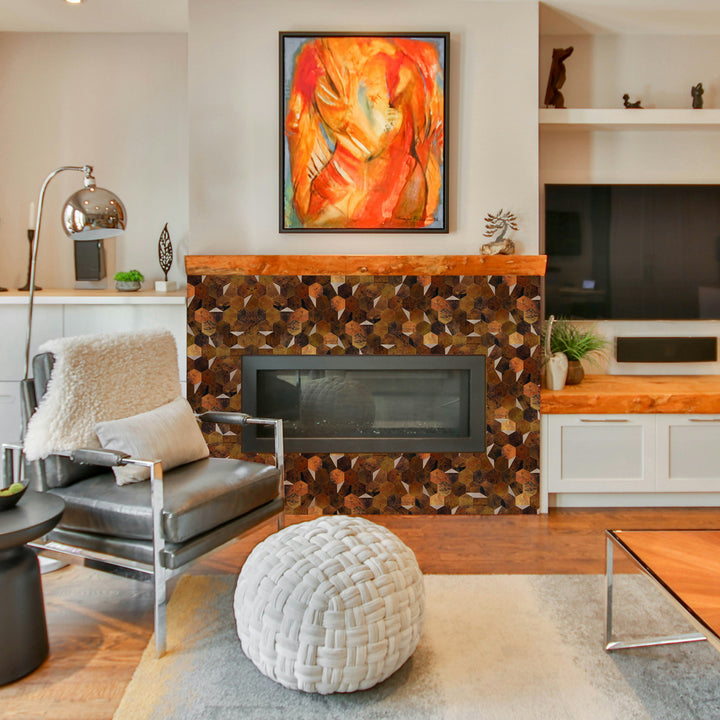peel and stick fireplace tiles