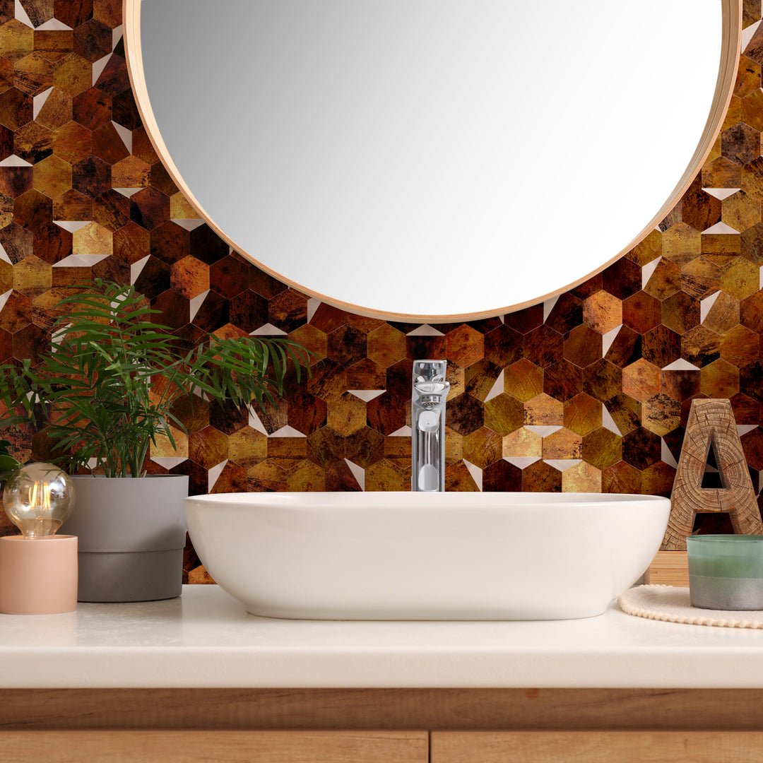 peel and stick bathroom tiles