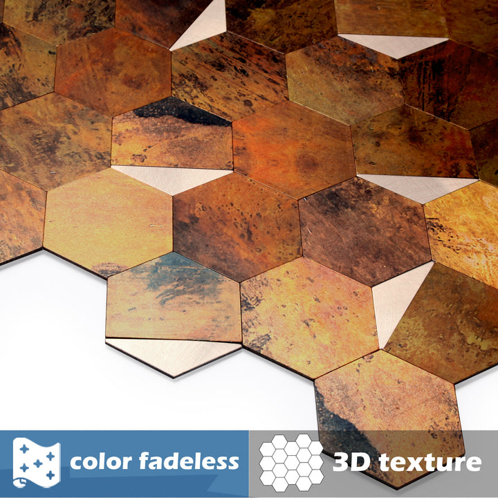 copper tile texture