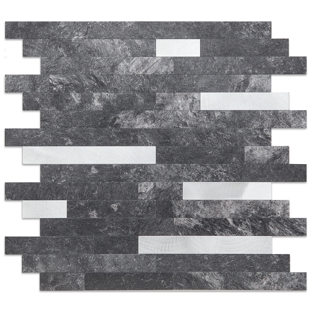 Dark Black Peel and Stick Backsplash