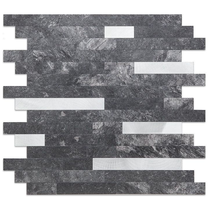 Dark Black Peel and Stick Backsplash