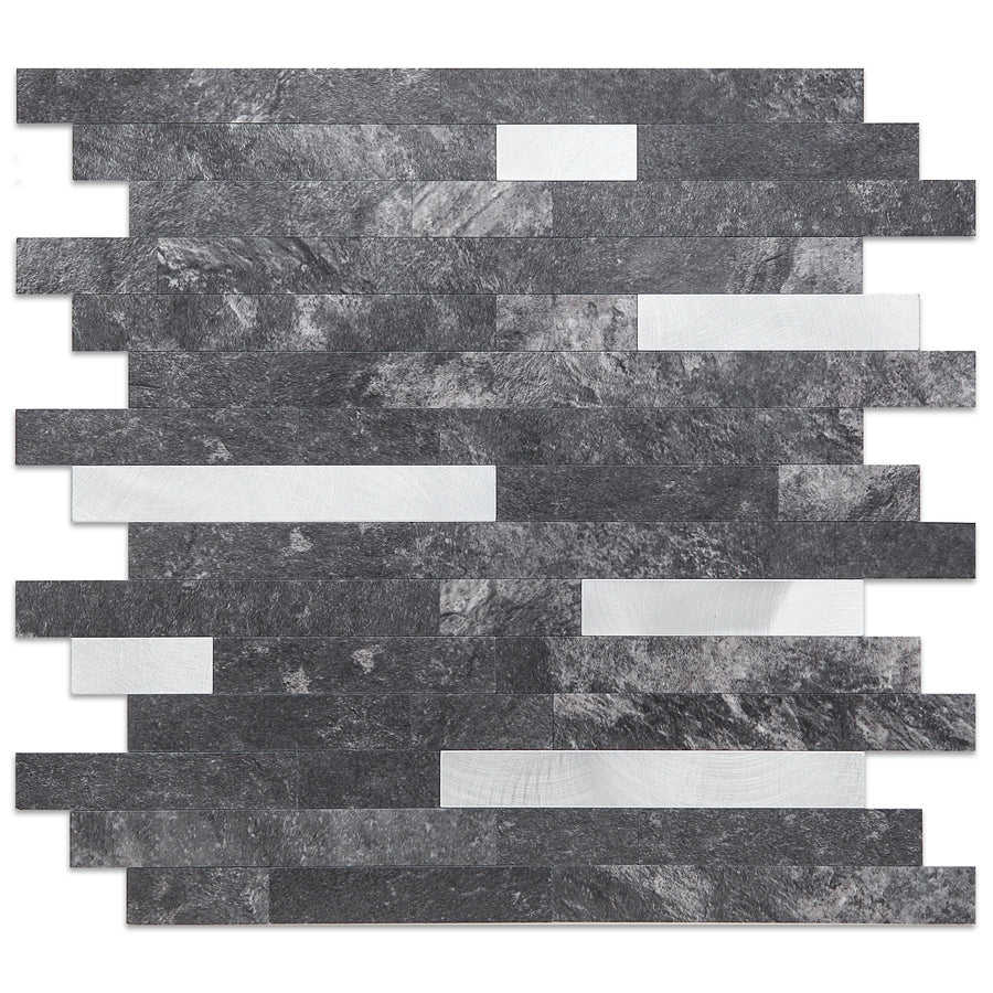 Dark Black Peel and Stick Backsplash