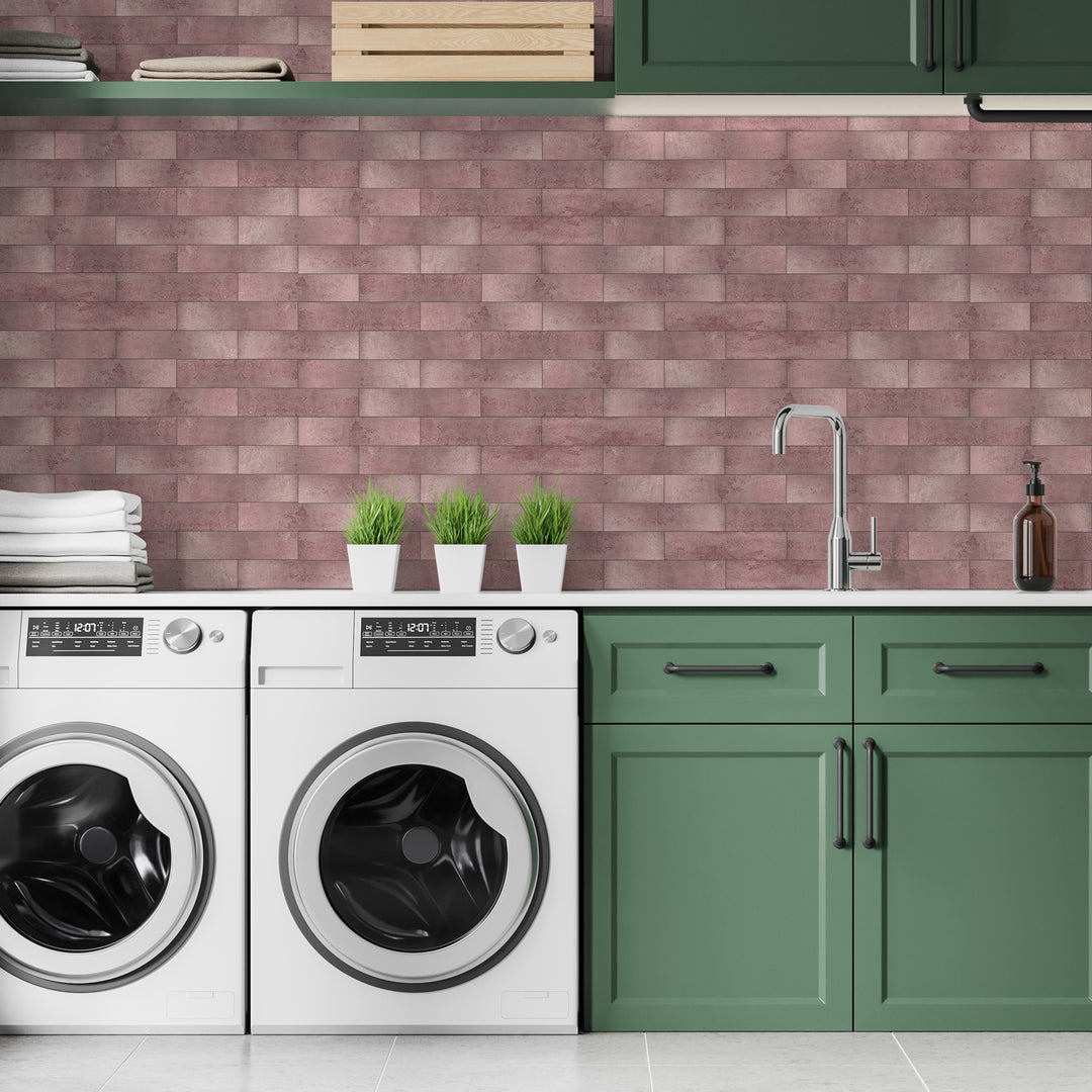 peel and stick tile for laundry room