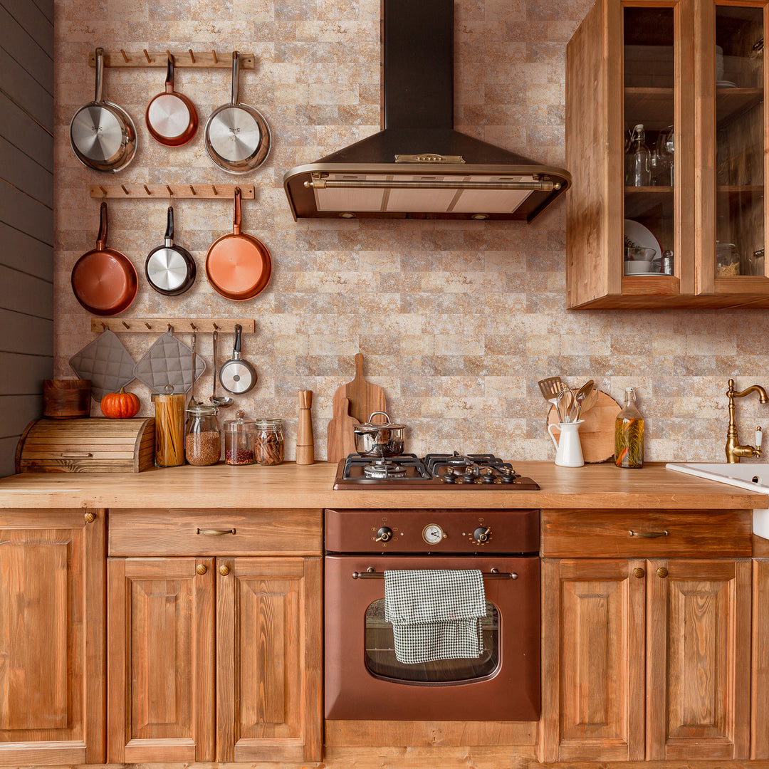 peel and stick subway backsplash for kitchen