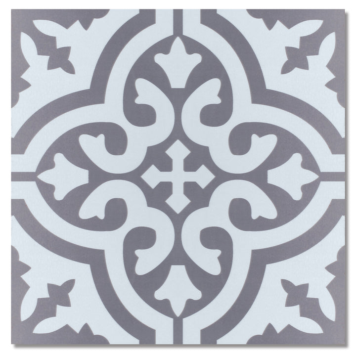 Grey Peel and Stick Floor Tile
