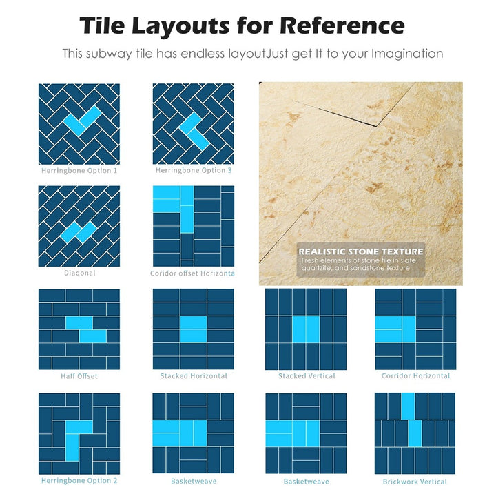 tile layouts for reference