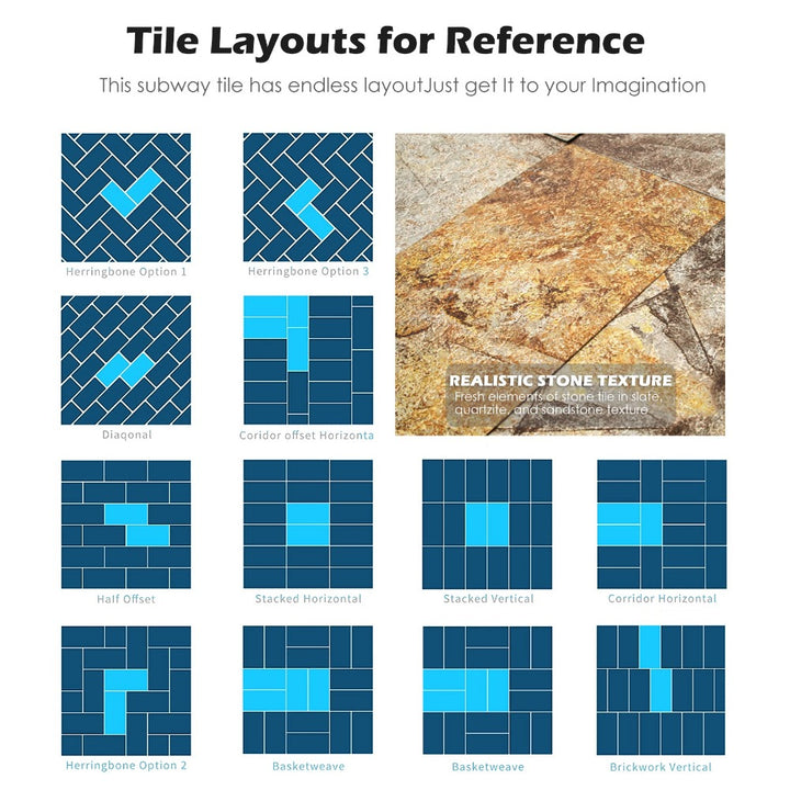 tile layouts for reference