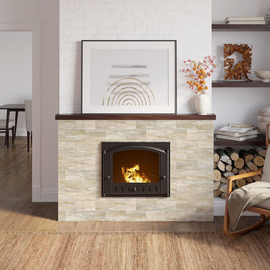 modern fireplace tile ideas