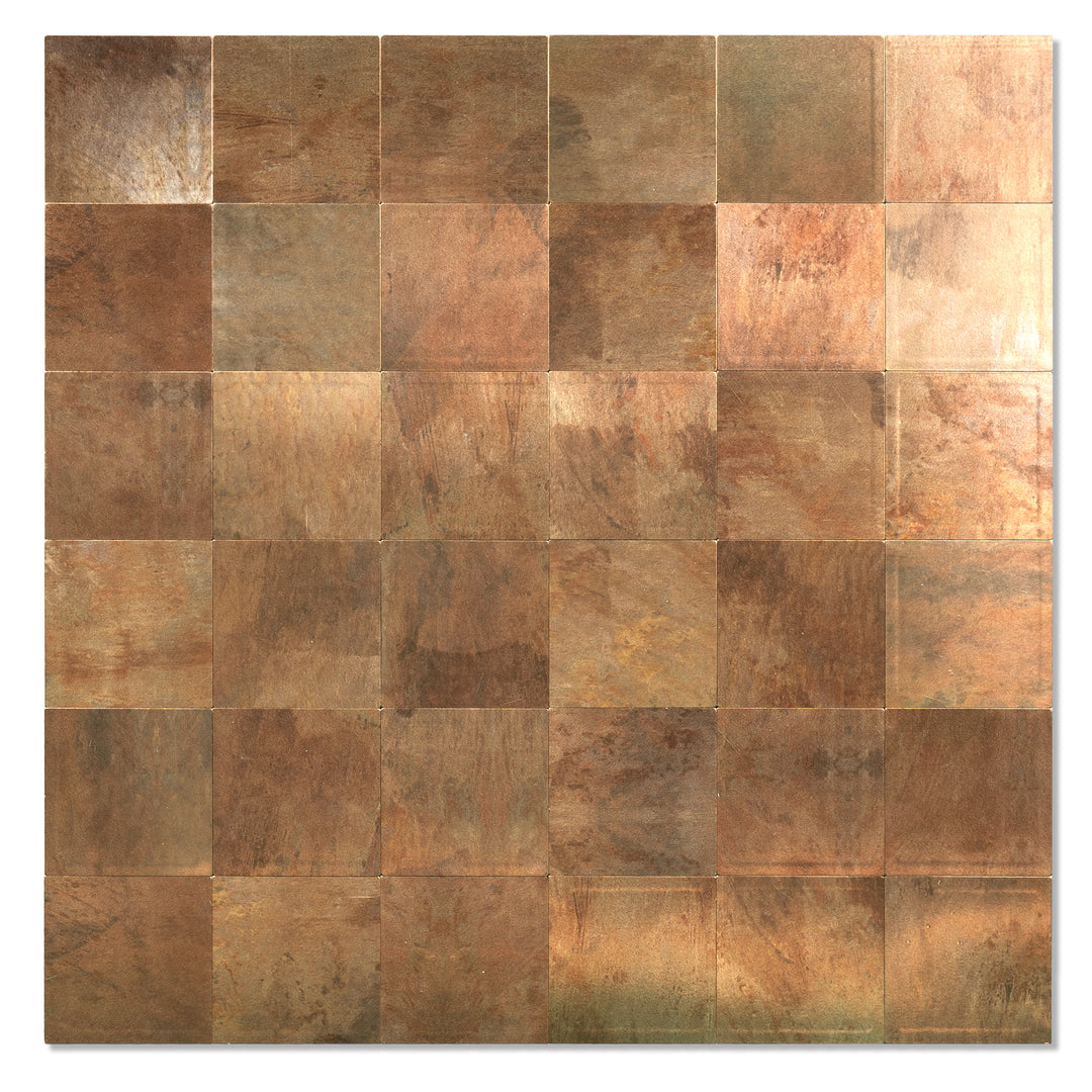 peel and stick copper tiles