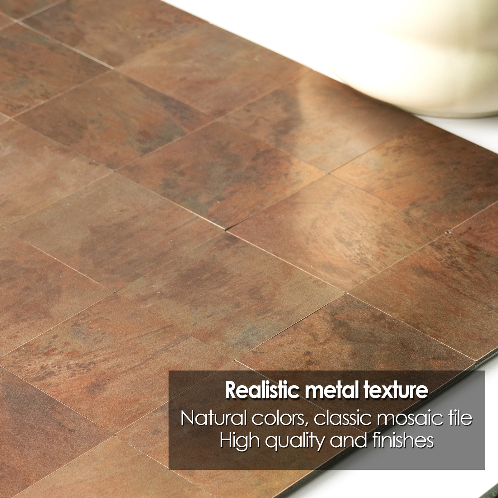 metal texture backsplash