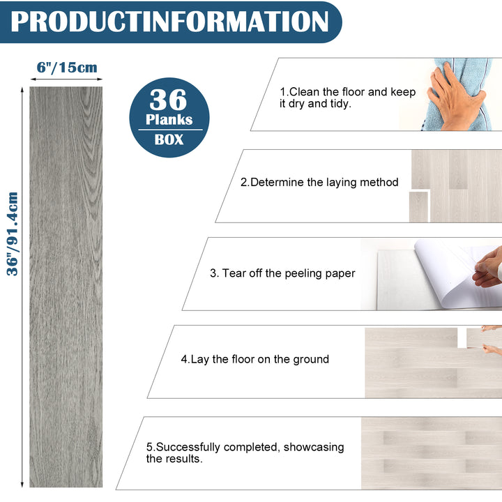 flooring tile size