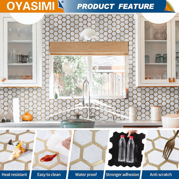 the feature of kitchen backsplash