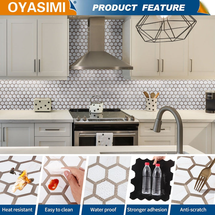 the feature of kitchen backsplash